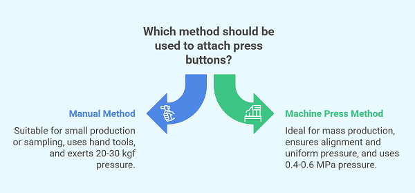 How to Attach a Press Button