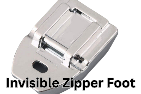 Invisible zipper foot