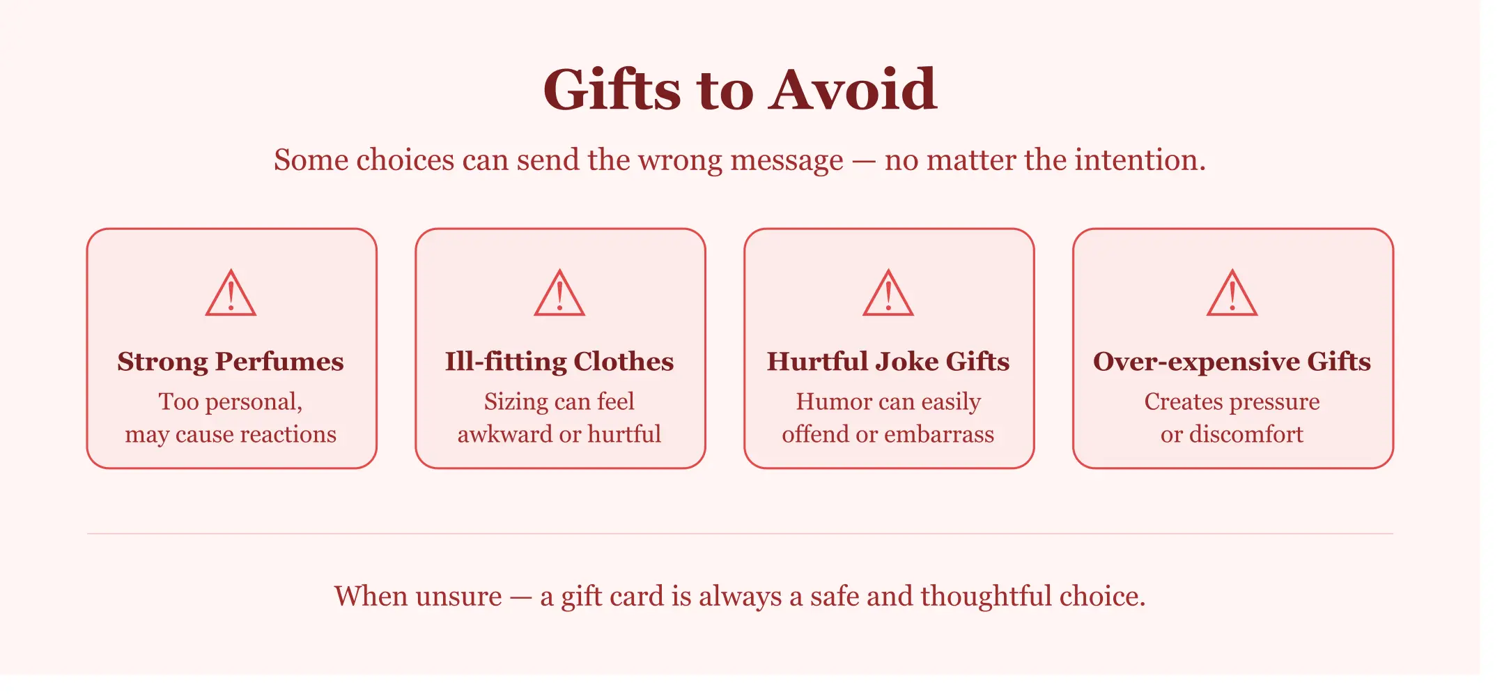 How to Pick the Right Gift for Any Occasion: Expert Tips 5 Avoid the Gift Selection