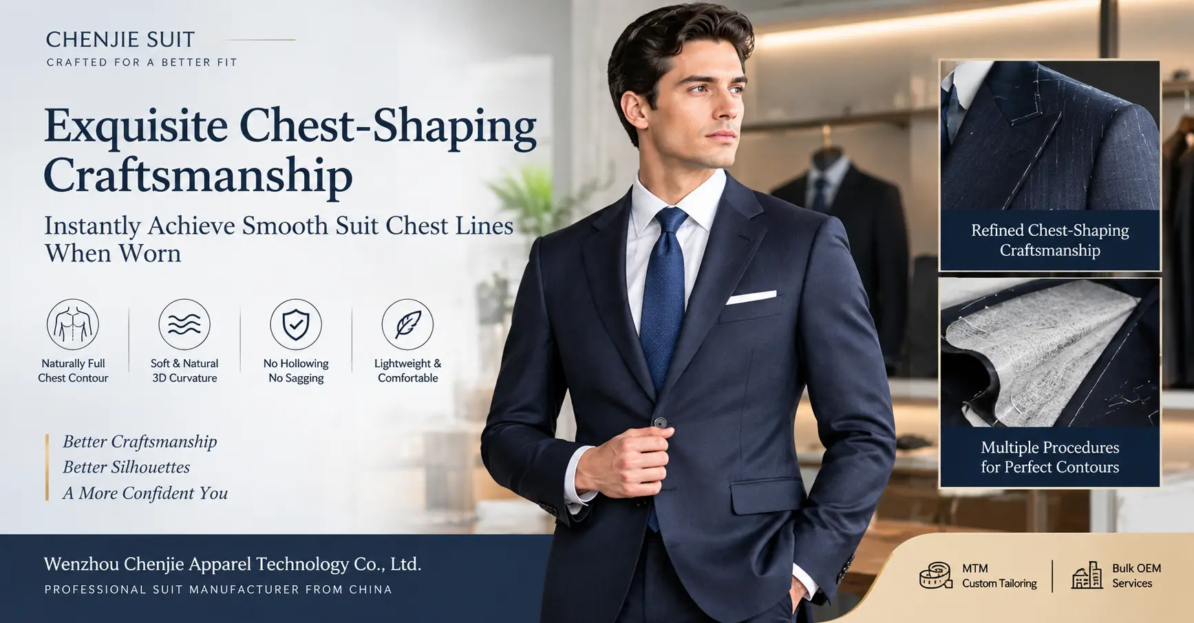 Exquisite Chest-Shaping Craftsmanship