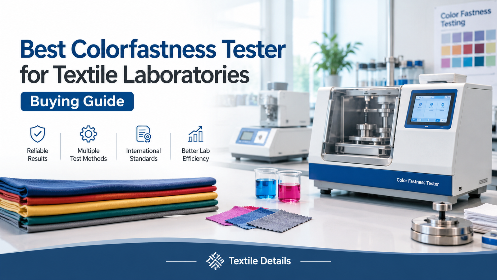 Best Color fastness Tester for Textile Laboratories
